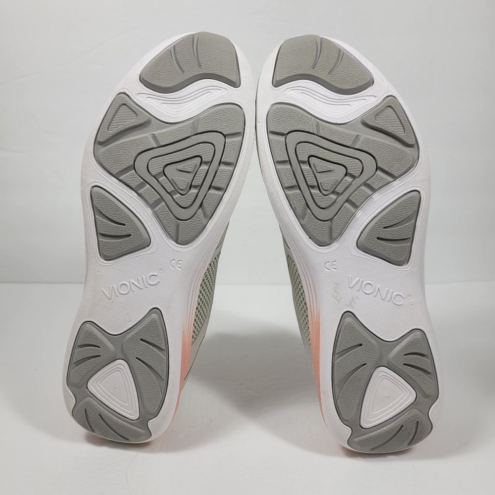 Vionic Jojo Ombre Grey Peach Running Shoes Women Size 9 - Picture 8 of 9